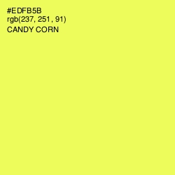 #EDFB5B - Candy Corn Color Image